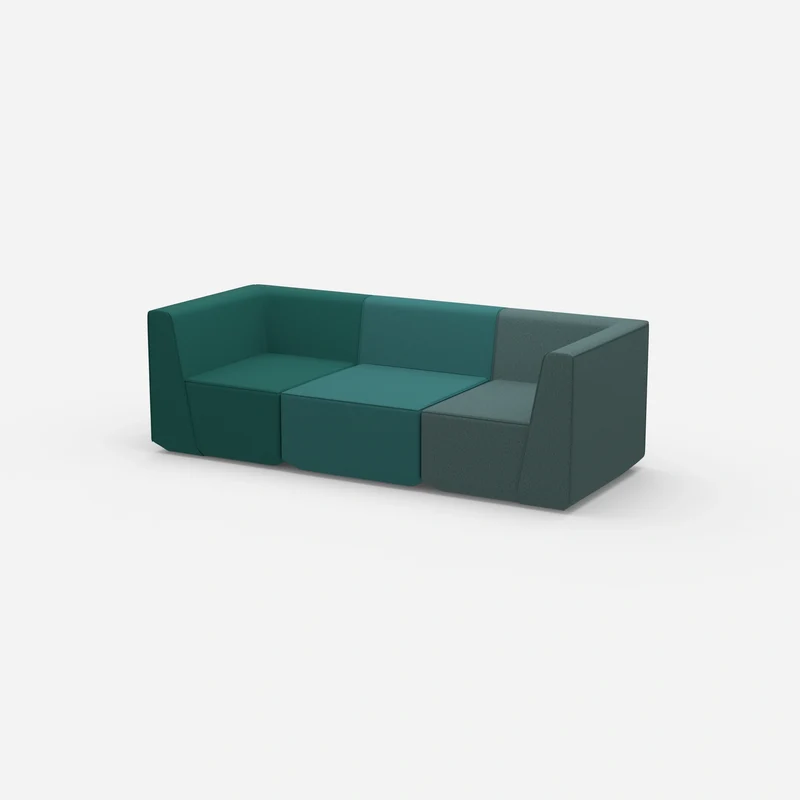 3er Sofa grün