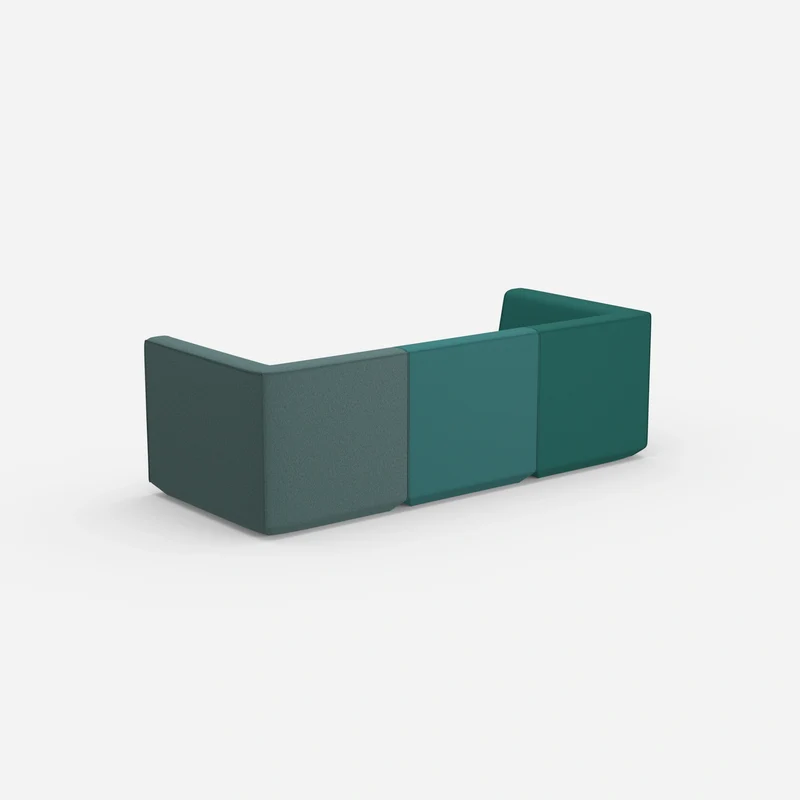 3er Sofa grün