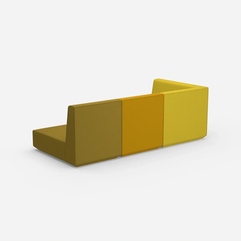 3 Sitzer Sofa mit Liegefunktion mit hoher Rückenlehne