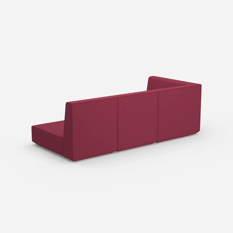 3 Sitzer Sofa mit Liegefunktion mit hoher Rückenlehne