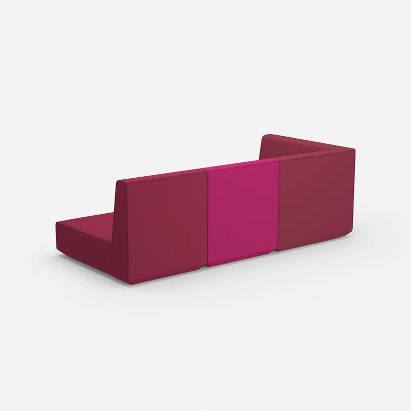 3 Sitzer Sofa mit Liegefunktion mit hoher Rückenlehne