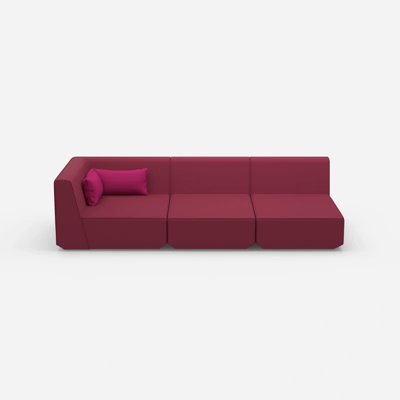 3er Sofa mit Liegefunktion 260 cm breit