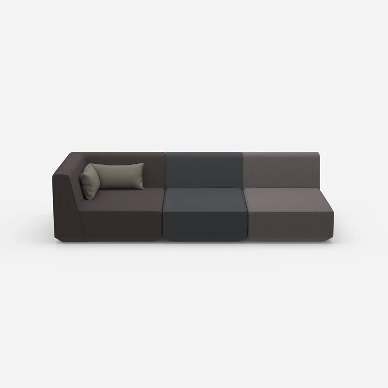 3er Sofa mit Liegefunktion 260 cm breit