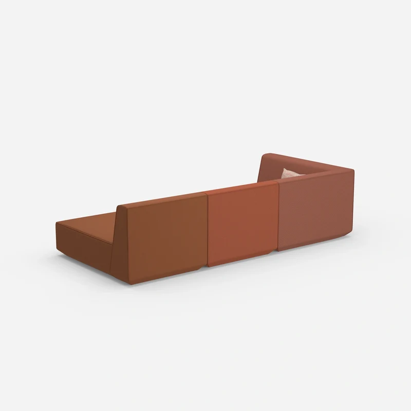 3er Sofa mit Liegefunktion 260 cm breit