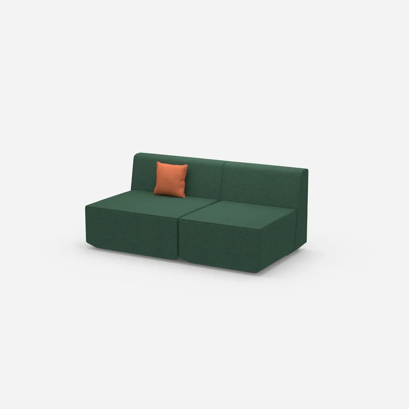 Modulares Sofa bunt 2 Personen