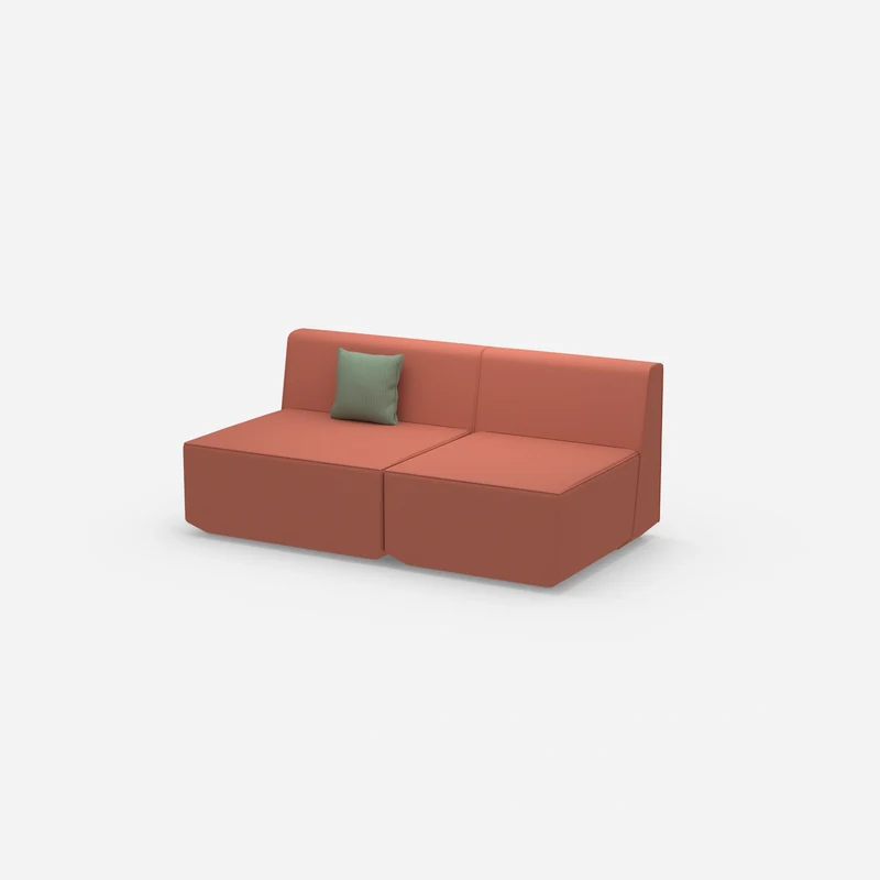 Modulares Sofa bunt 2 Personen