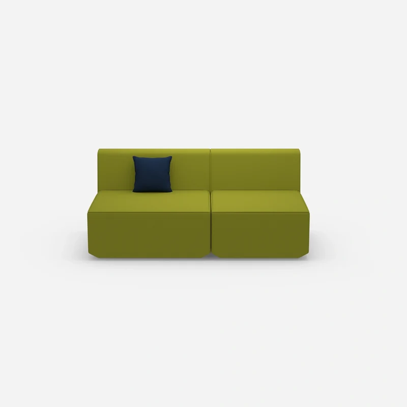 Modulares Sofa bunt 2 Personen