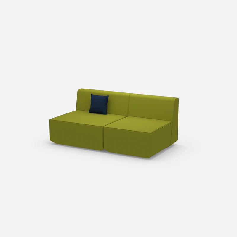 Modulares Sofa bunt 2 Personen
