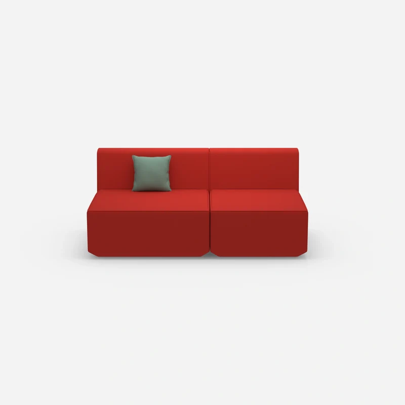 Modulares Sofa bunt 2 Personen