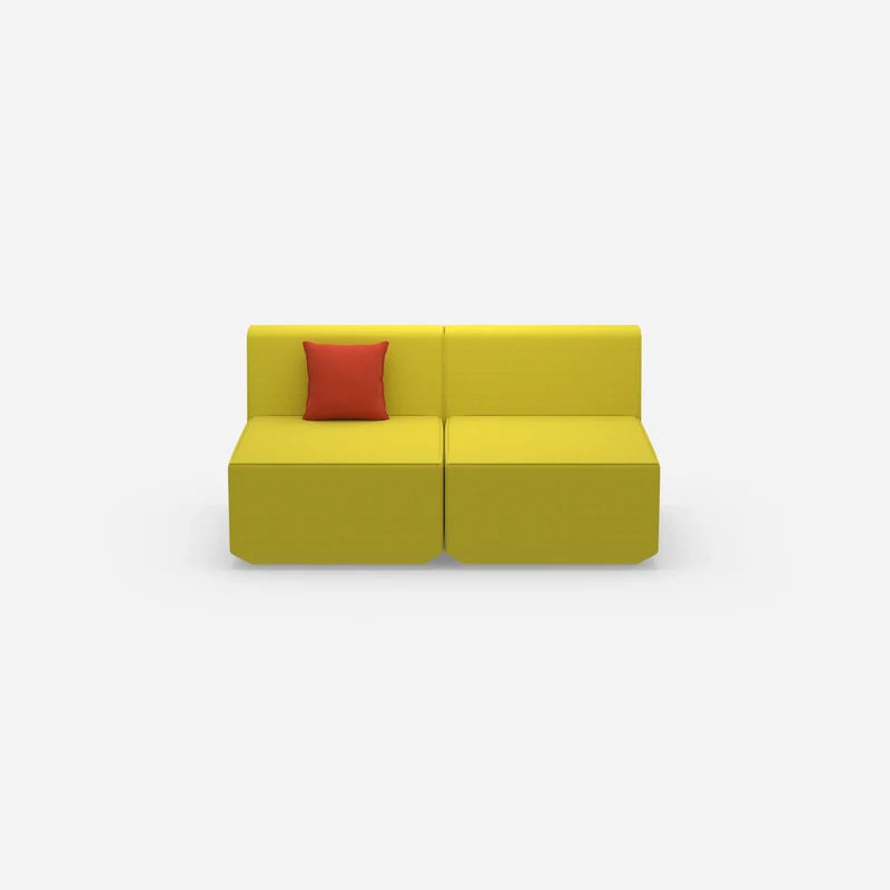 Buntes 2er Sofa
