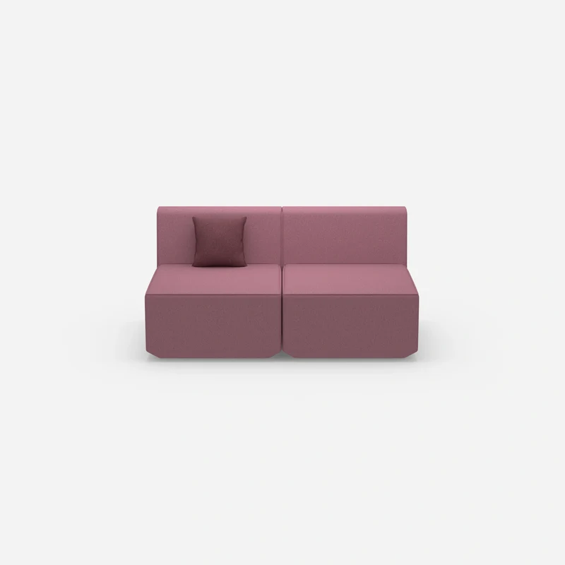 Buntes 2er Sofa
