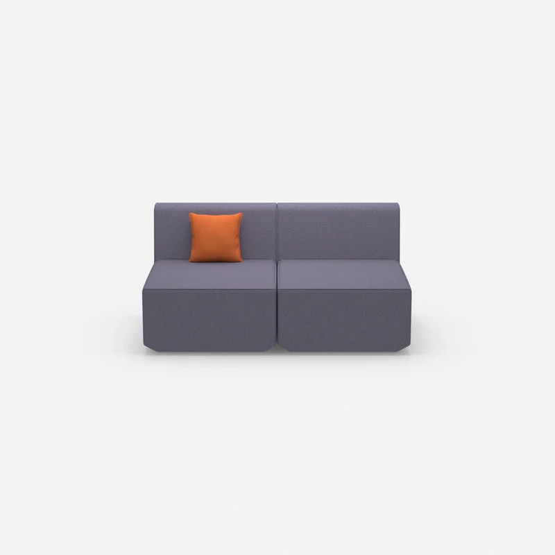 Buntes 2er Sofa