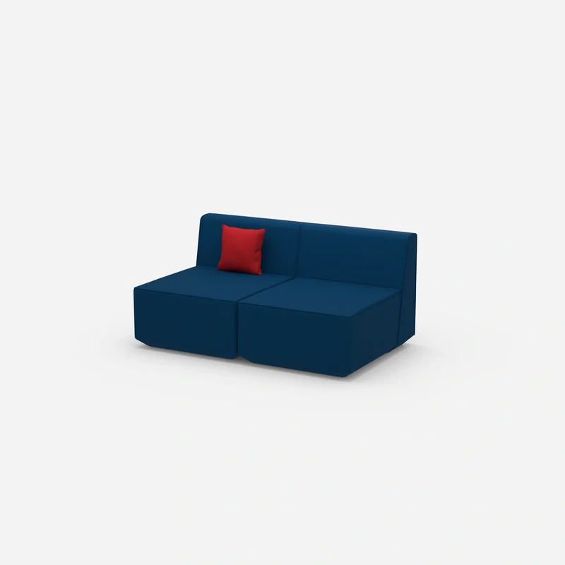 Buntes 2er Sofa