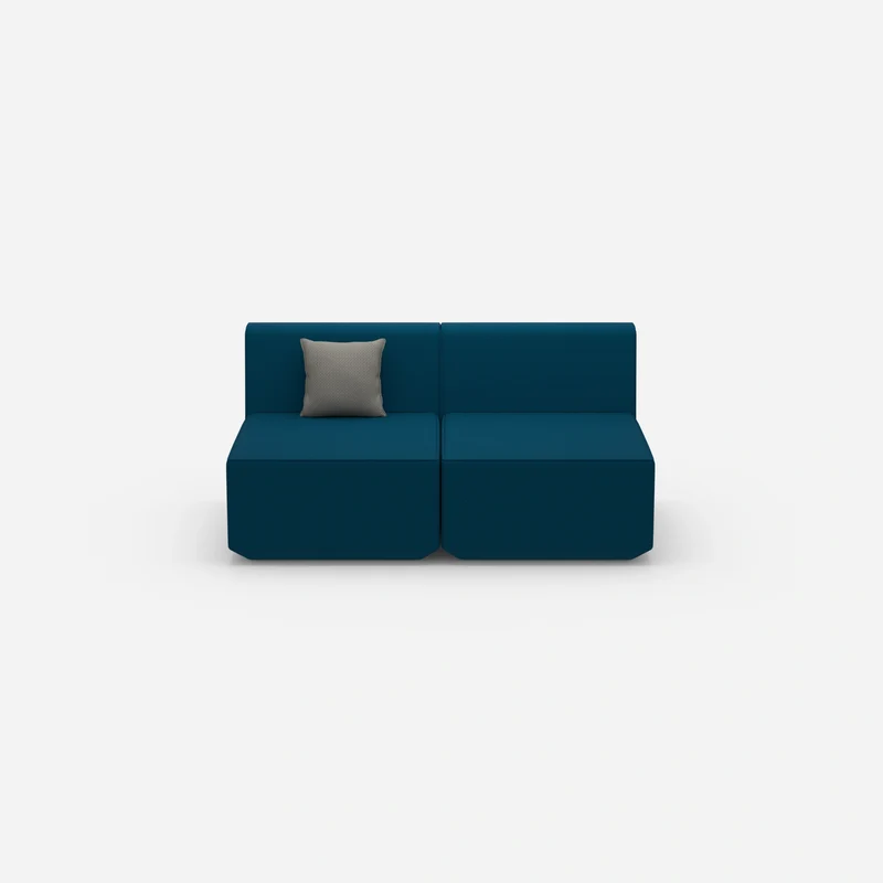 Buntes 2er Sofa