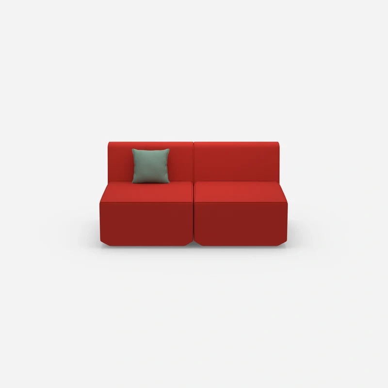Buntes 2er Sofa