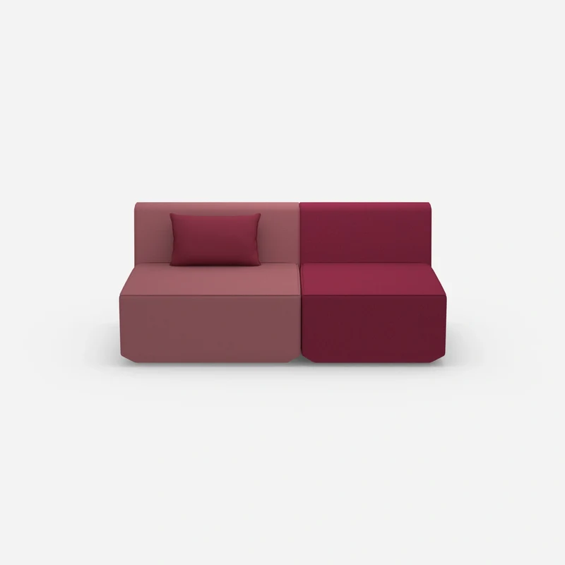 2 Sitzer rosa