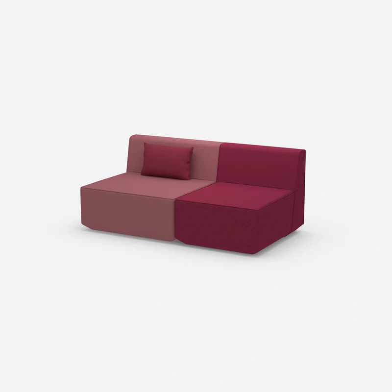 2 Sitzer rosa