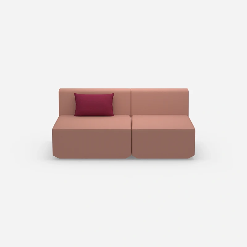 2 Sitzer rosa