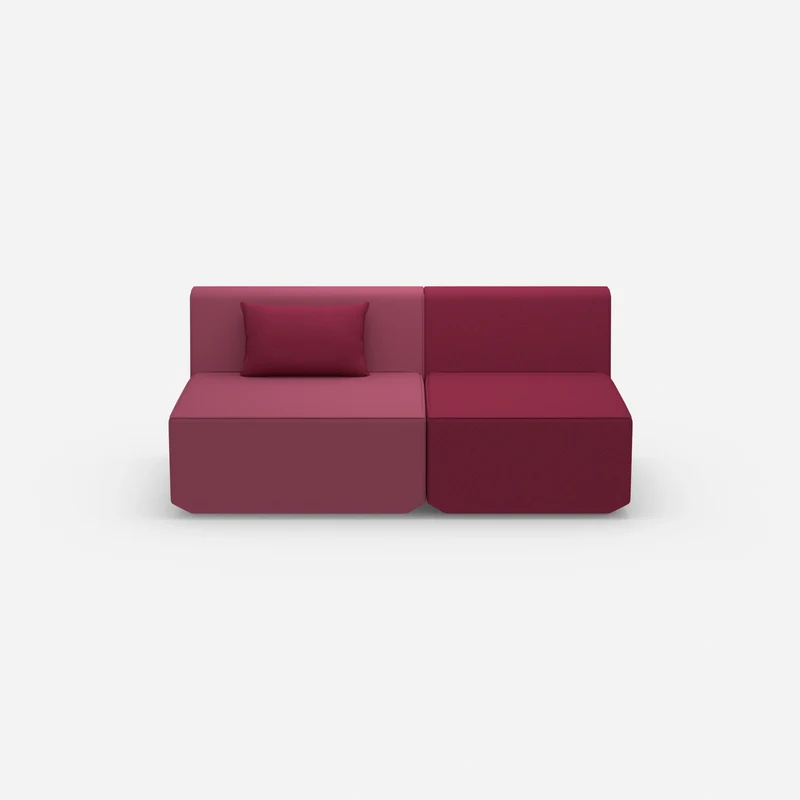 2 Sitzer rosa