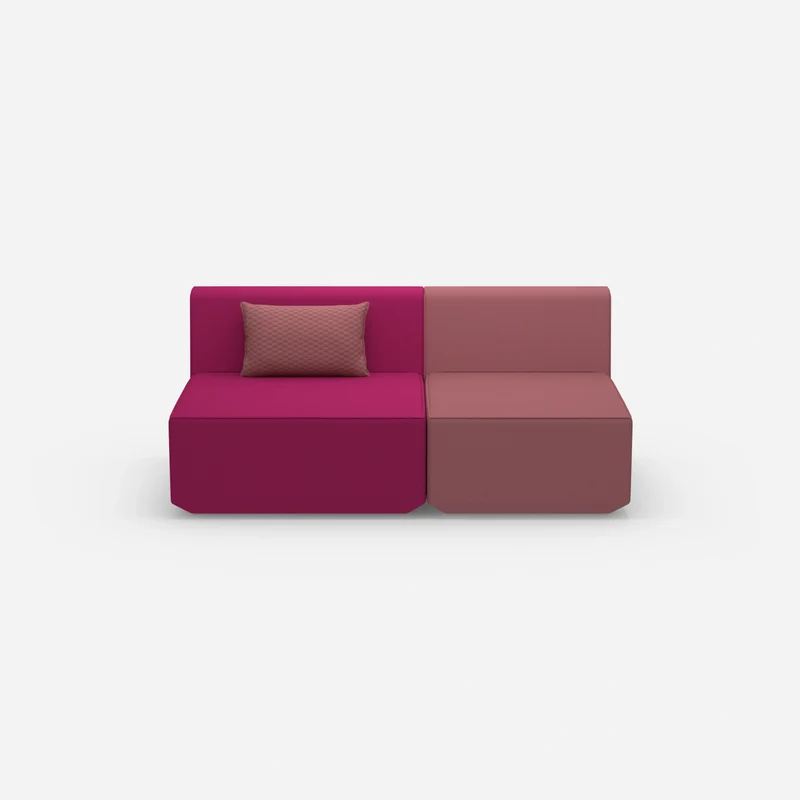 2 Sitzer rosa