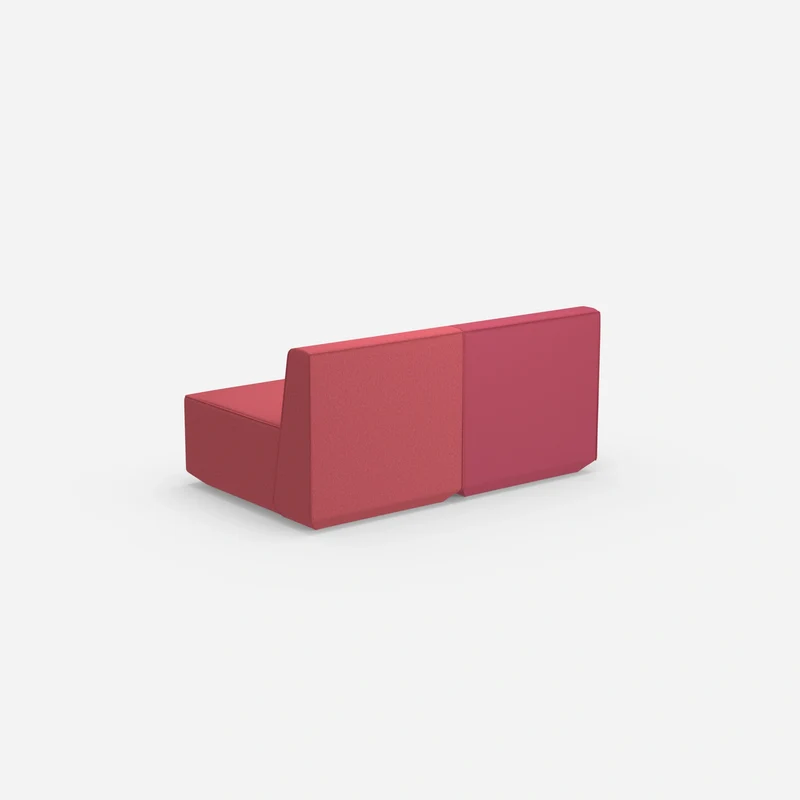 2 Sitzer Sofa rosa