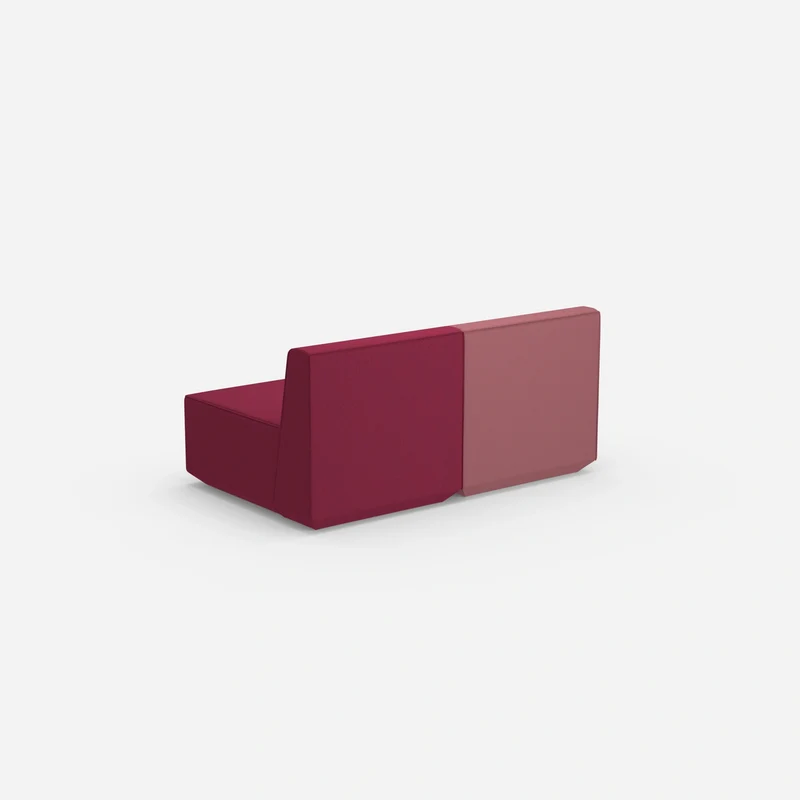 2 Sitzer Sofa rosa