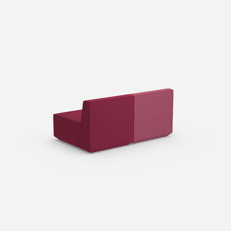 2 Sitzer Sofa rosa