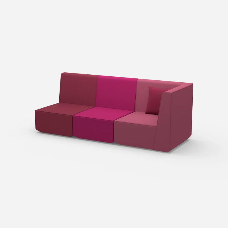 3 Sitzer Sofa hohe Rückenlehne