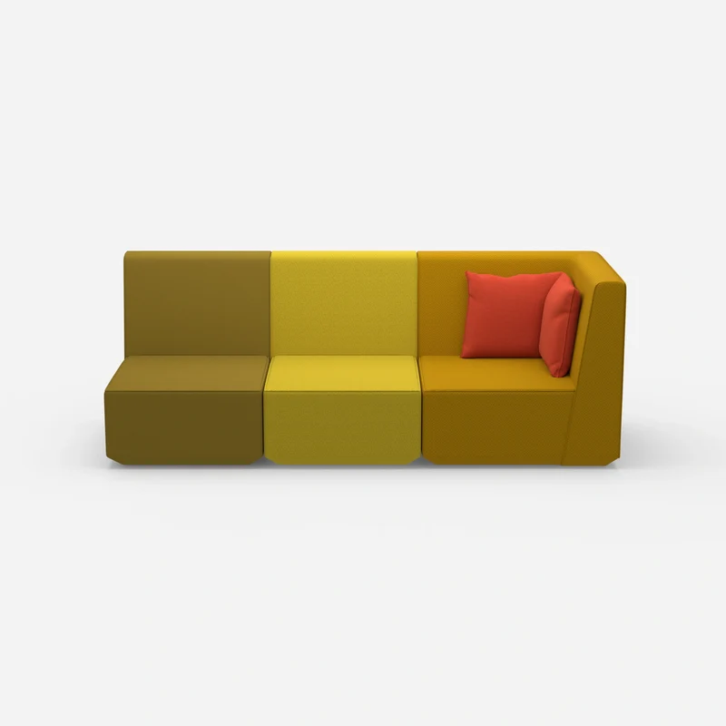 3 Sitzer Sofa hohe Rückenlehne