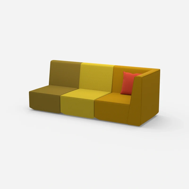 3 Sitzer Sofa hohe Rückenlehne