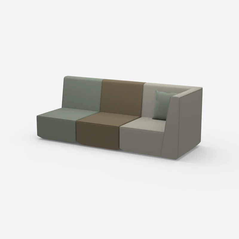 3 Sitzer Sofa hohe Rückenlehne