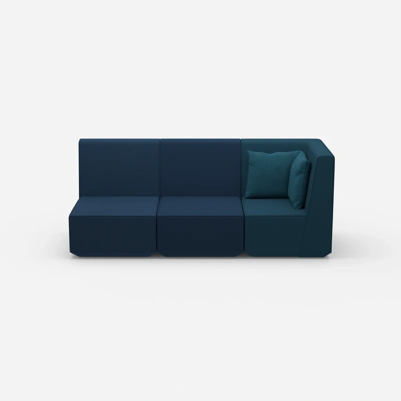 Sofa 3 Sitzer mit hoher Rückenlehne