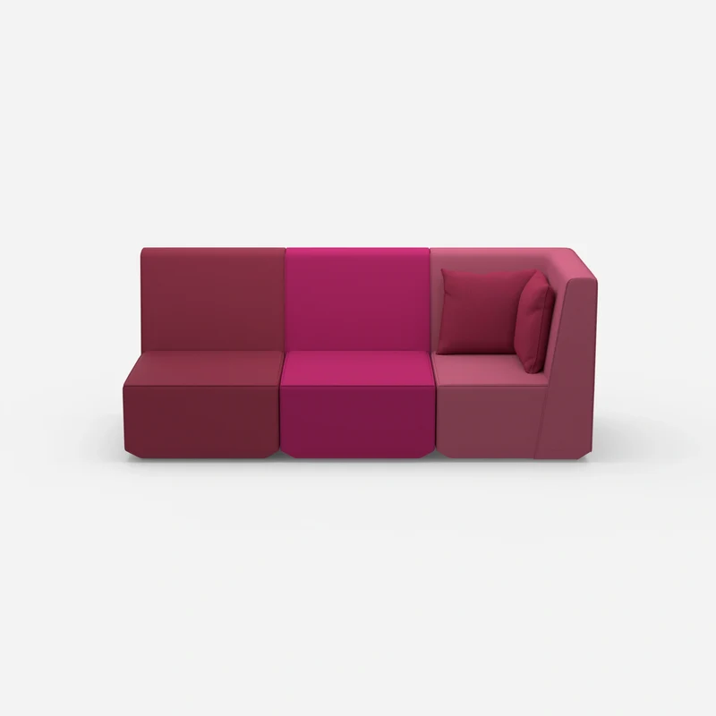 Sofa 3 Sitzer mit hoher Rückenlehne
