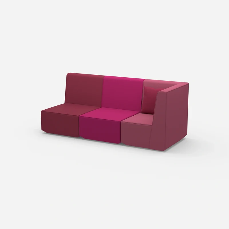 Sofa 3 Sitzer mit hoher Rückenlehne