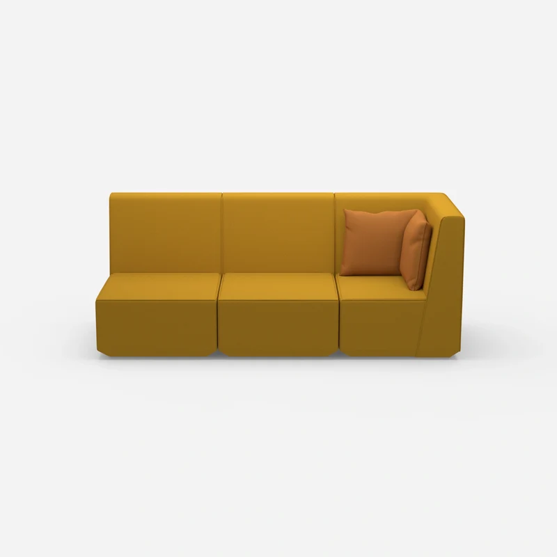 Sofa 3 Sitzer mit hoher Rückenlehne