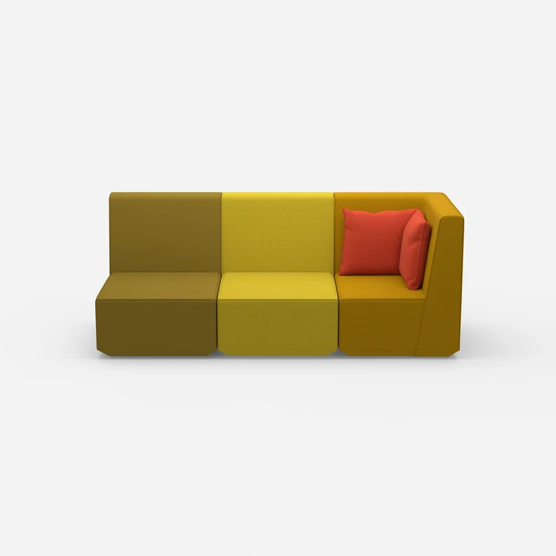 Sofa 3 Sitzer mit hoher Rückenlehne