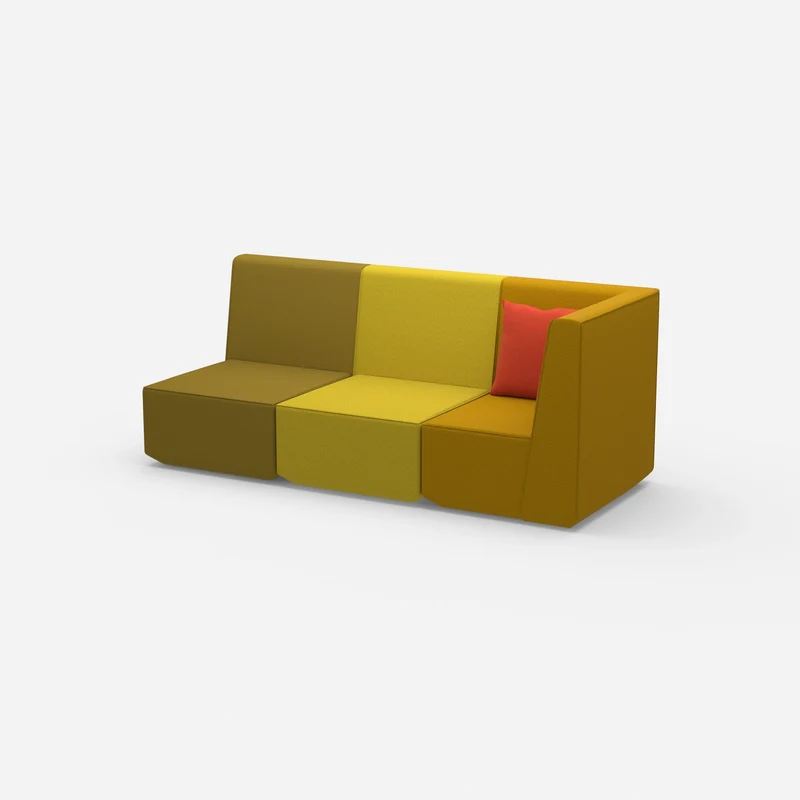 Sofa 3 Sitzer mit hoher Rückenlehne