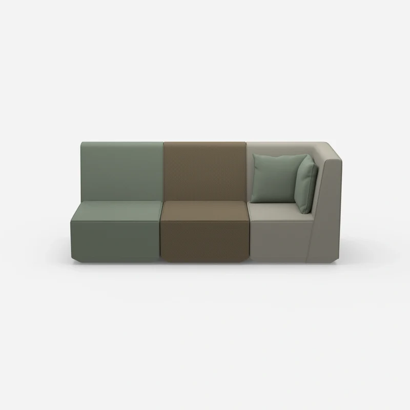 Sofa 3 Sitzer mit hoher Rückenlehne
