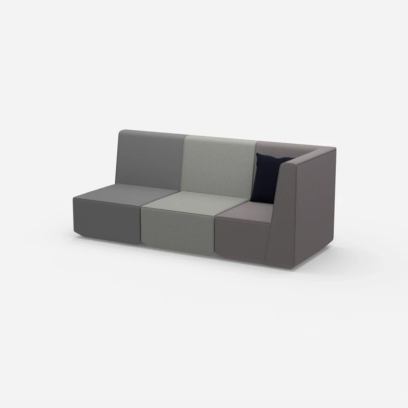 Sofa 3 Sitzer mit hoher Rückenlehne