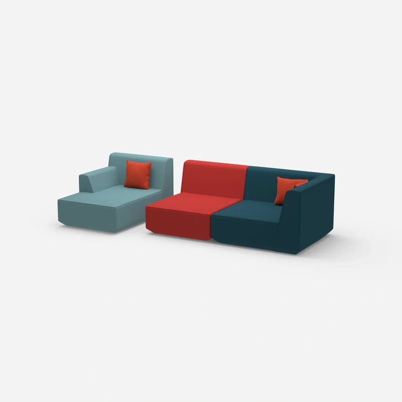 Couch 2 Sitzer mit Ottomane