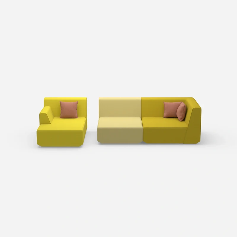 Couch 2 Sitzer mit Ottomane