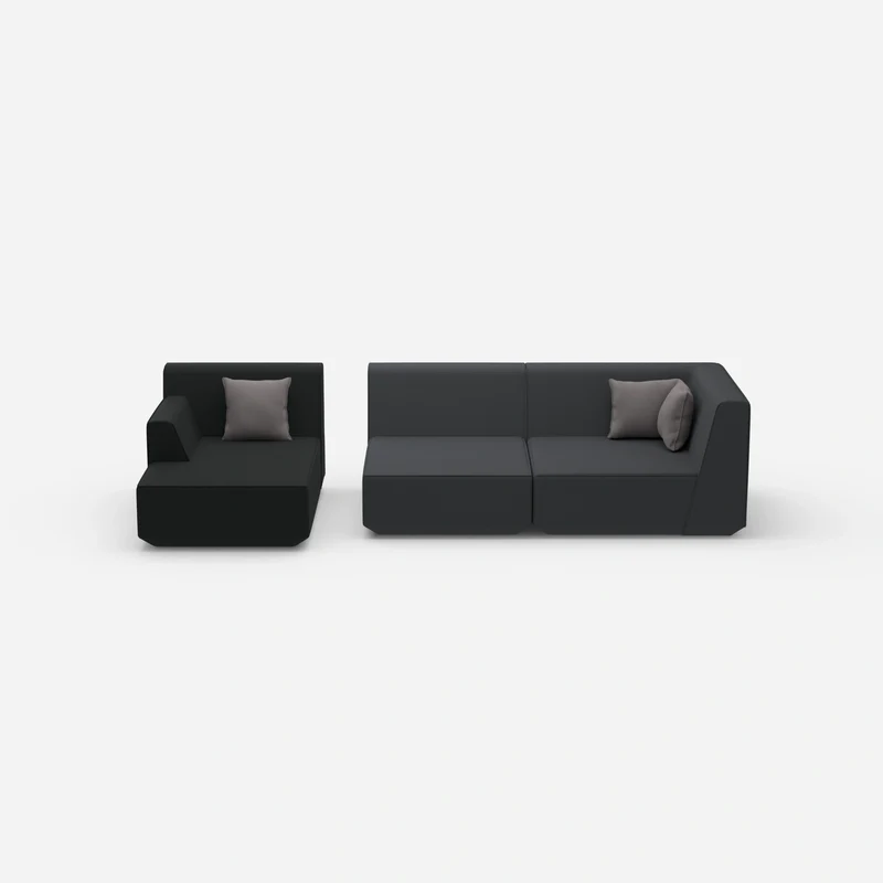 Couch 2 Sitzer mit Ottomane