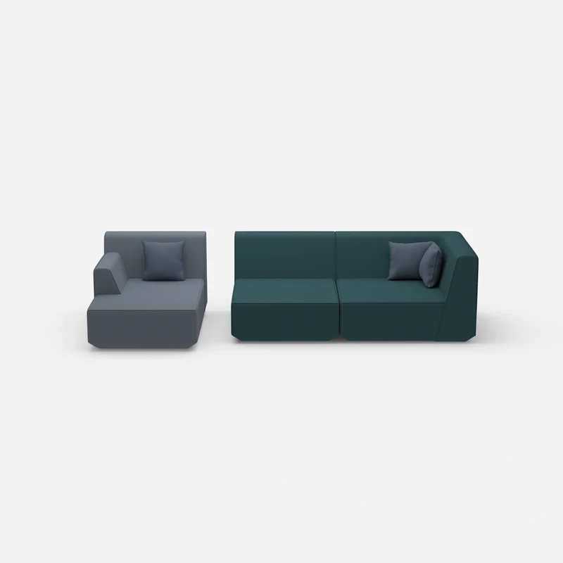 Couch 2 Sitzer mit Ottomane