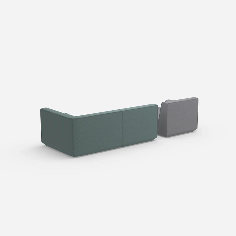 Couch 2 Sitzer mit Ottomane