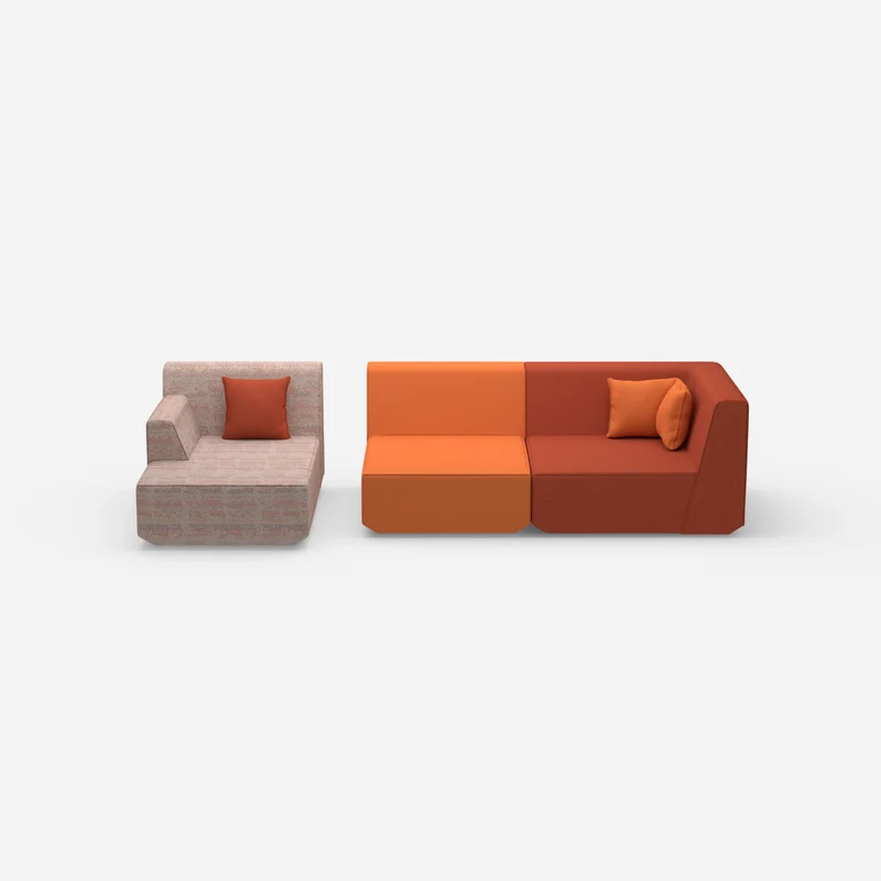 Couch 2 Sitzer mit Ottomane