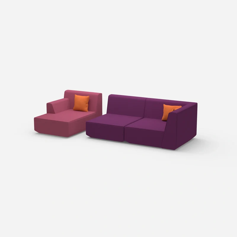 Couch 2 Sitzer mit Ottomane