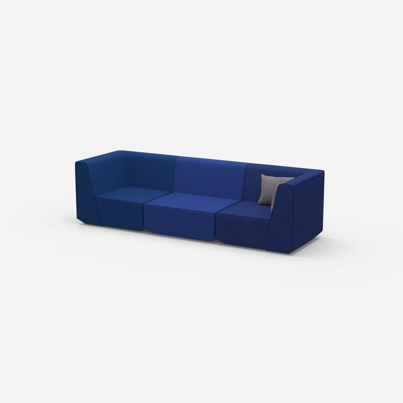 Modulares Sofa in Blau