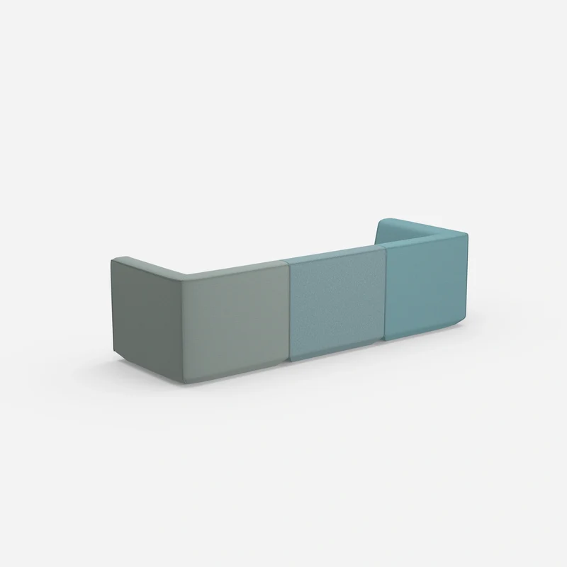 Modulares Sofa in Blau