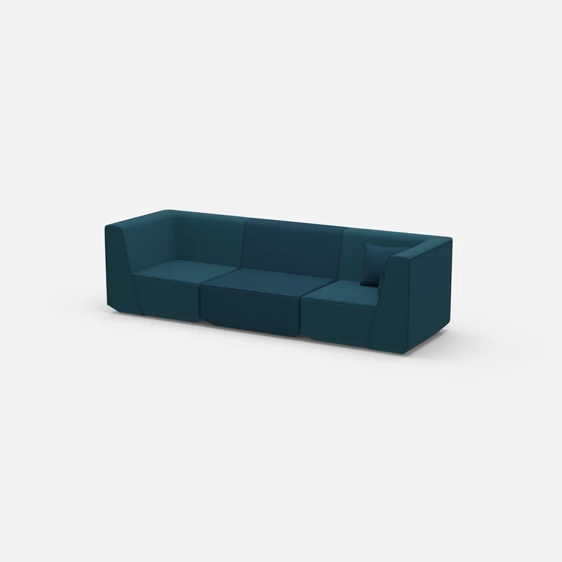 Modulares Sofa in Blau