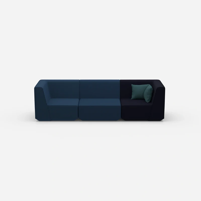 Modulares Sofa in Blau